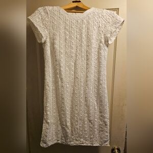 Banana Republic off White‎ lace overlay dress, sz. 6